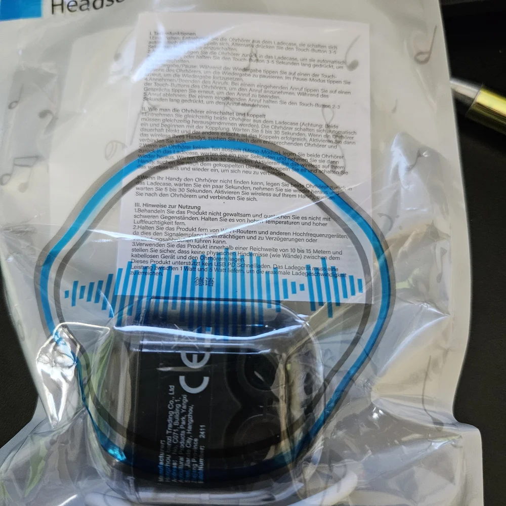 Black Bluetooth Headset